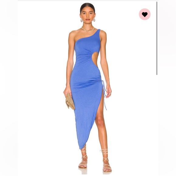 One Shoulder Maxi Dress - Picture 2 of 4